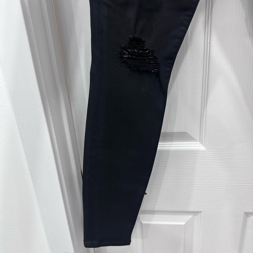 7 for mankind distressed super skinny oil wash - Picture 6 of 6